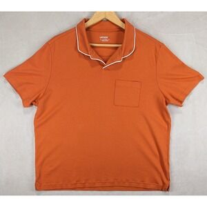 Untuckit‎ XL Mens Shirt Polo Orange 46" Chest
